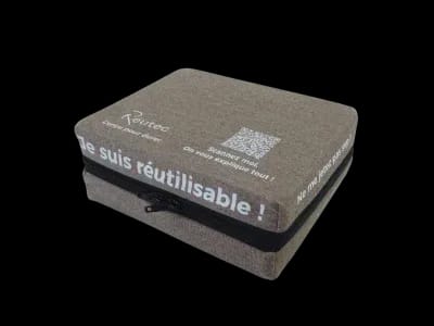 Colis réutilisable Fox Rider en tissus recyclés
